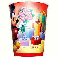 День Рождения|Микки и Минни Маус|Микки Маус|Стаканы праздничные Микки Маус 6 шт