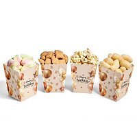 Коробочка для сладостей Happy Birthday Шарики 5 Коробочка для сладостей Happy Birthday Шарики 5