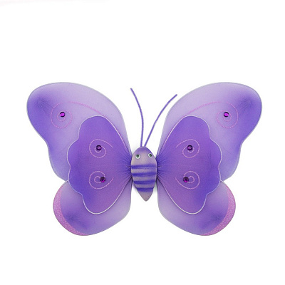 Крылья мотылек детские (фиолетовые)