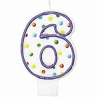 Свеча цифра 6 Свеча цифра 6
