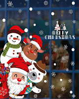 Наклейка на вікно Друзі Санти 