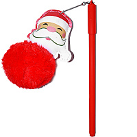 Ручка пушистая Дед Мороз