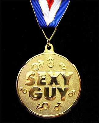 Медаль в рамці Сексуальний хлопець (англ)