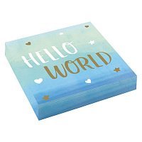 Салфетки для мальчика Hello World 16 Салфетки для мальчика Hello World 16