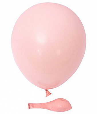 Воздушный шар макарун светло-розовый 30см
