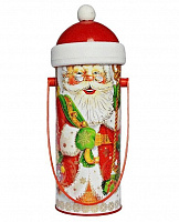 Свята |Новогодние украшения|Настільні декорації|Коробка для цукерок Дід Мороз маленька