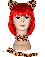 Набір карнавальний Леопард (коричневий)