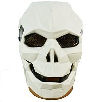 Маска Кіборг-череп білий