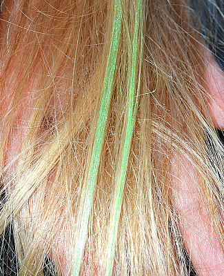 Олівець для волосся (зелений)