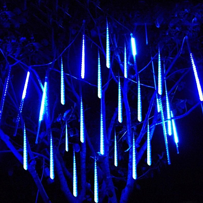 Гирлянда LED сосульки 2м (синяя)