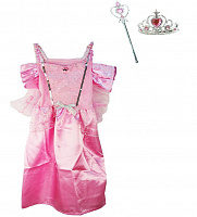 Товары для праздника|Детские карнавальные костюмы|Короли и принцессы|Костюм Принцессы розовый 3-6 лет