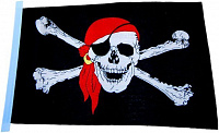 Тематичні вечірки|Пиратская вечеринка|Декорації і гірлянди на піратську вечірку|Прапорець піратський