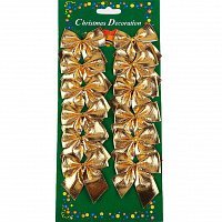 Набор бантов золотые 12 шт