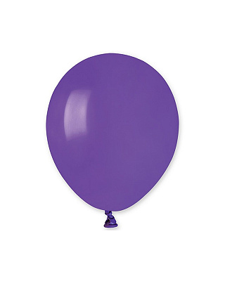 Воздушный шар пастель фиолетовый 5"