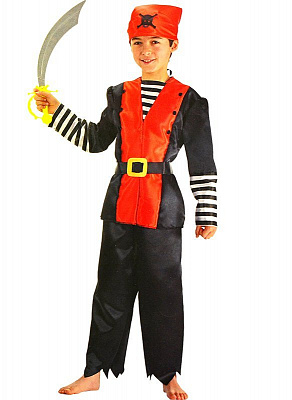 Карнавальный костюм Пират, рост 110 см (Батик)