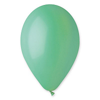 День Рождения|Микки и Минни Маус|Воздушный шар пастель мятный 12"