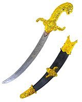 Сабля пирата (черно-золотая)