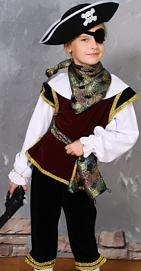 Карнавальный костюм Пират сказочный, рост 146 см