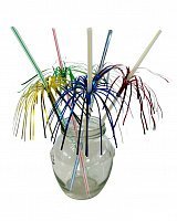 Трубочка для коктейля дождик 12шт