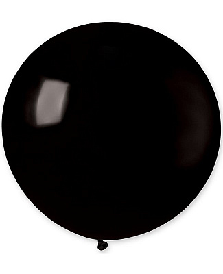 Повітряна куля 18" пастель (чорний)