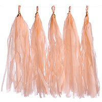 Гирлянда тассел персиковая 5 шт Гирлянда тассел персиковая 5 шт