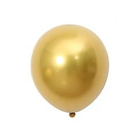 Воздушный шар хром золотой 5" Воздушный шар хром золотой 5"