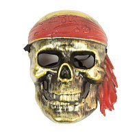 Маска Череп Карибского моря (золото)