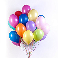 Воздушные шарики|Шары с гелием|Латексные шары|РАЗНОЦВЕТНЫЕ ШАРЫ ПАСТЕЛЬ С ГЕЛИЕМ 25 ШТ