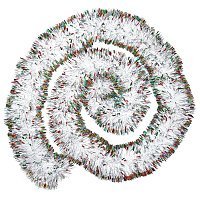 Мішура біло-різнокольорова