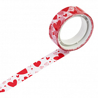 Мини скотч декор сердца 12мм