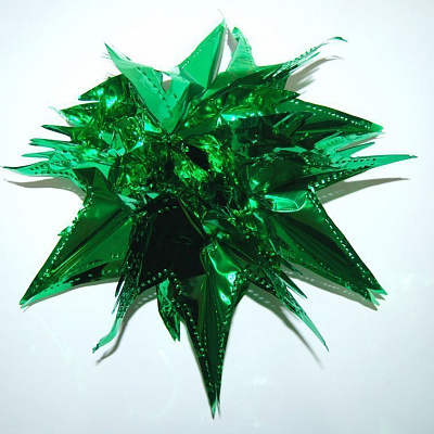 Звезда подвесная (Зеленая) 40 см