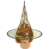 Тематичні вечірки|Детский Halloween|Аксесуари до костюмів|Шляпка Персонажі Хелловіна (золота)