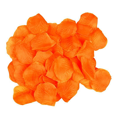 Лепестки роз (оранжевые) 300шт