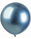 Воздушный шар 18" хром синий