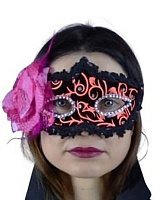 Маска венеція Фіора з принтом помаранчева Маска венеція Фіора з принтом помаранчева