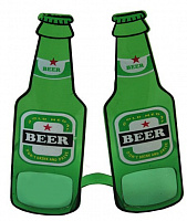 Тематичні вечірки|Тематические вечеринки|Пивна вечірка|Окуляри Пляшки пива (зелені)