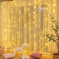Гирлянда штора 2х3м желтая