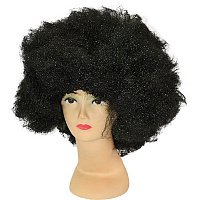 Парик огромный черный