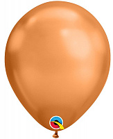 Воздушные шарики|Шары латексные|Металлик (блеск)|Воздушный шар хром медный 12"