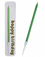 Свеча для бенто торта (зеленая)