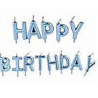 Свечи буквы HB (синие) Свечи буквы HB (синие)