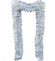 Мишура серебряно-синяя