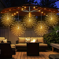 Гирлянда LED фейерверк 5 (теплая) Гирлянда LED фейерверк 5 (теплая)