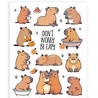 Набор стикеров Капибара