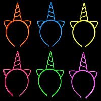 Обруч Единорога цветной (пластик)