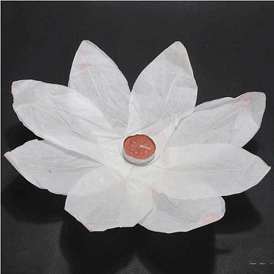 Плаваючий ліхтарик Квітка лотоса (білий)